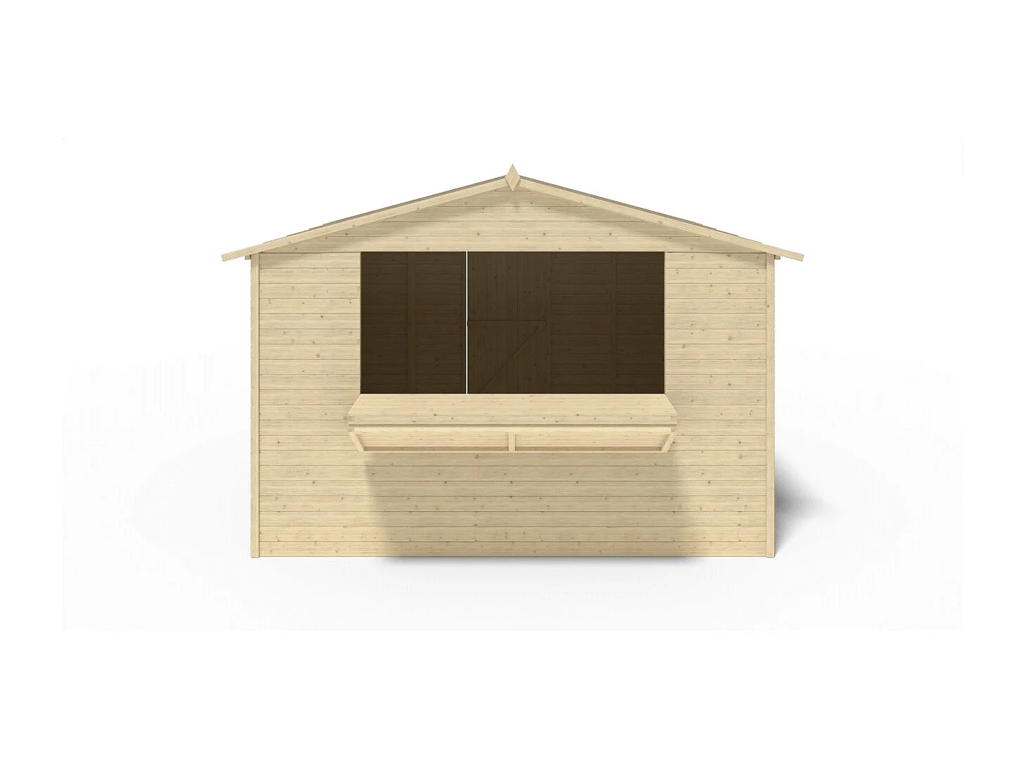 Kiosque/ stand de marché/ de vente 9.42 m2 - 3.11x3.03 m - 19 mm - DOM607 - ALTANKA