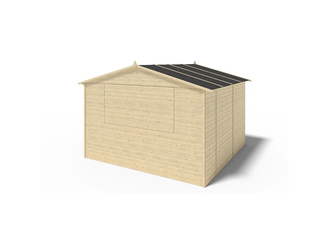 Kiosque/ stand de marché/ de vente 9.42 m2 - 3.11x3.03 m - 19 mm - DOM607 - ALTANKA