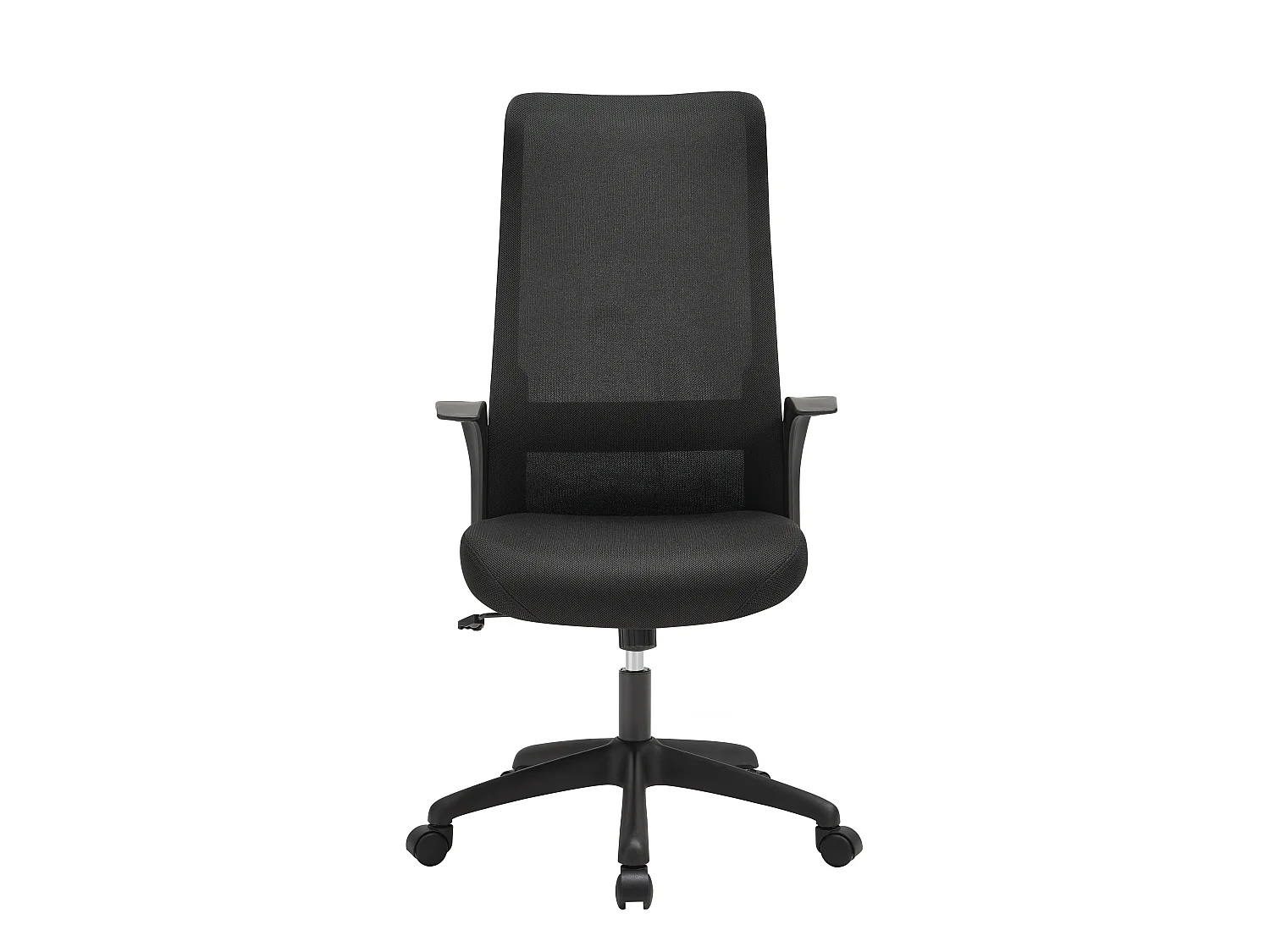 Fauteuil de bureau - Tissu - Noir - Hauteur réglable - LATYRA