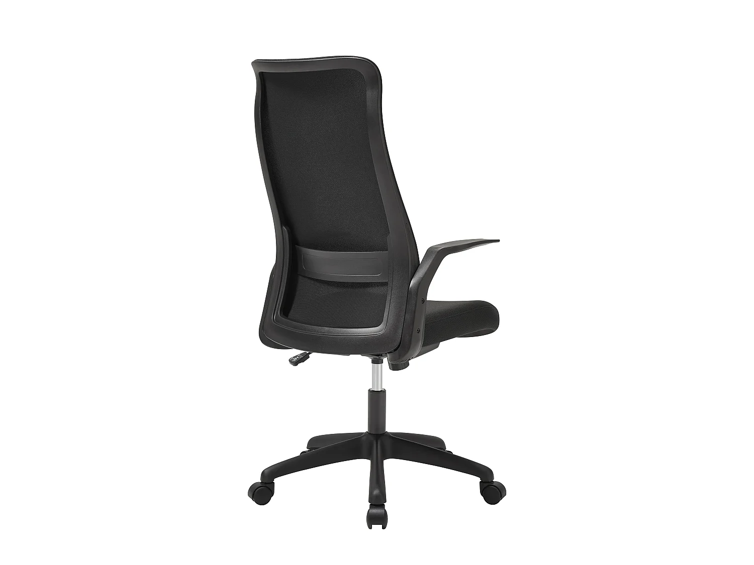 Fauteuil de bureau - Tissu - Noir - Hauteur réglable - LATYRA