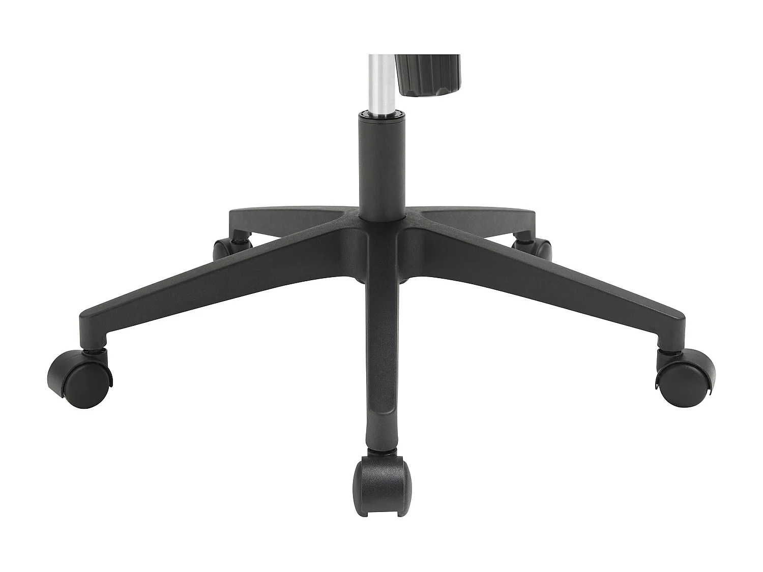 Fauteuil de bureau ergonomique avec têtière - Tissu - Noir - DELRINO