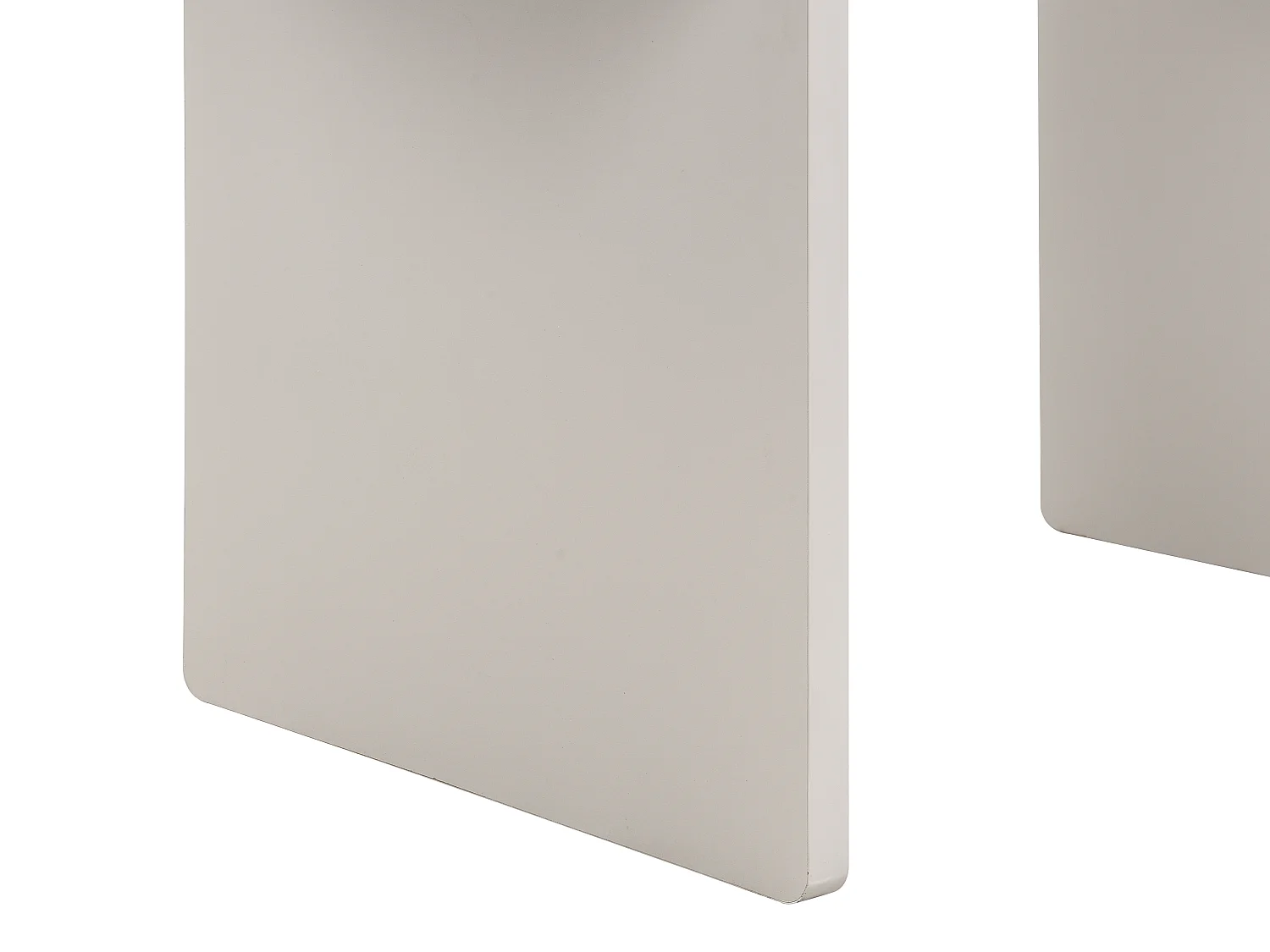 Bureau avec 2 tiroirs – Beige - PRYLO