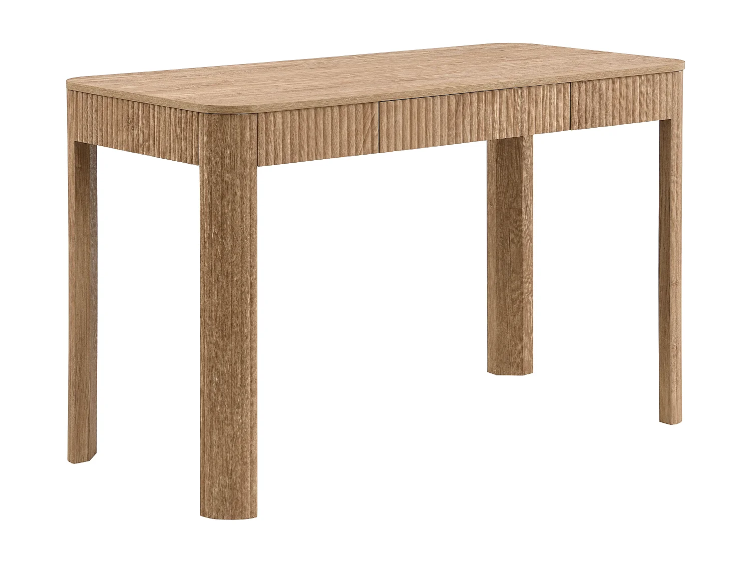 Bureau avec 1 tiroir – Coloris : Naturel clair - VIRELYO