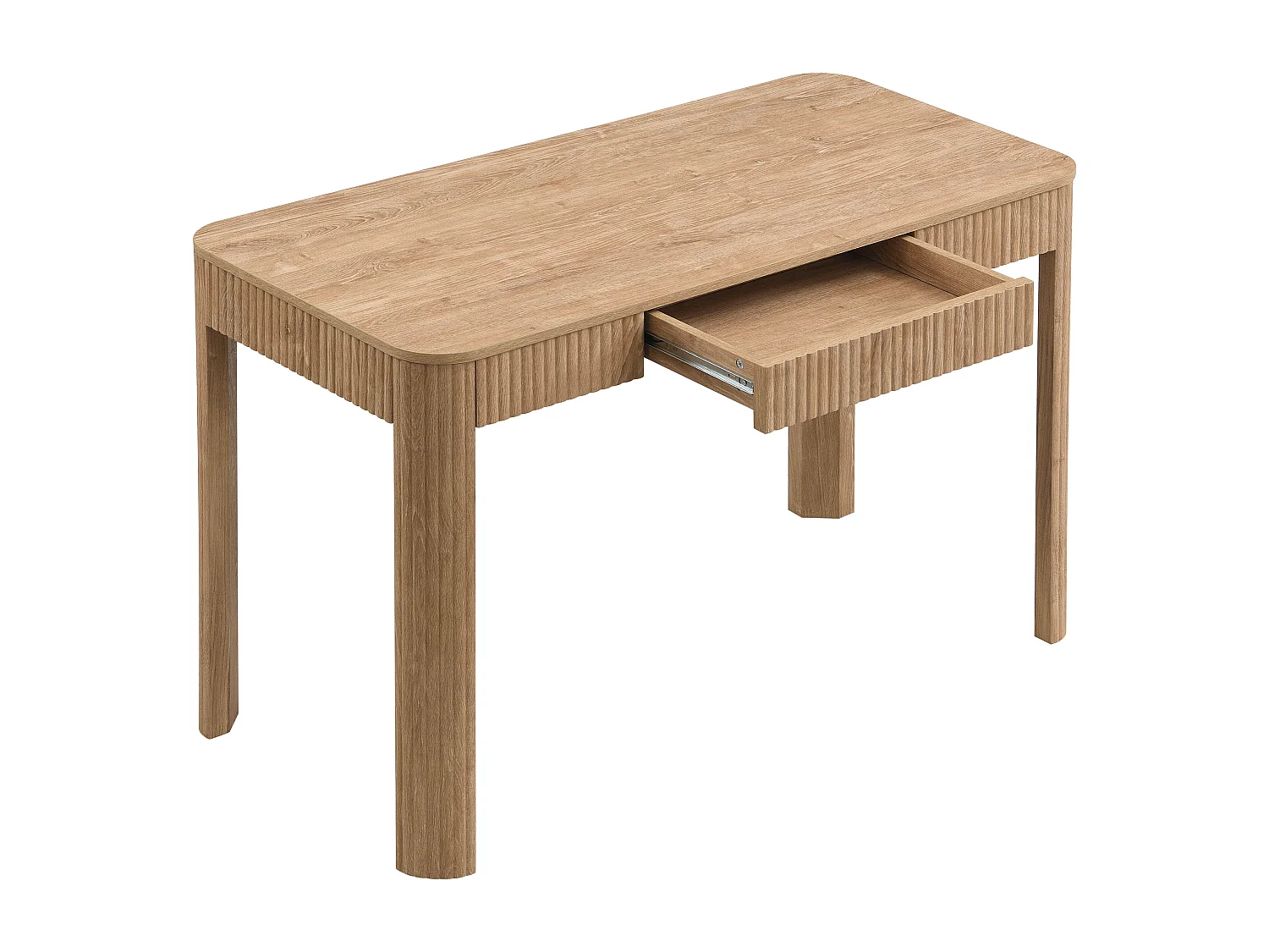 Bureau avec 1 tiroir – Coloris : Naturel clair - VIRELYO