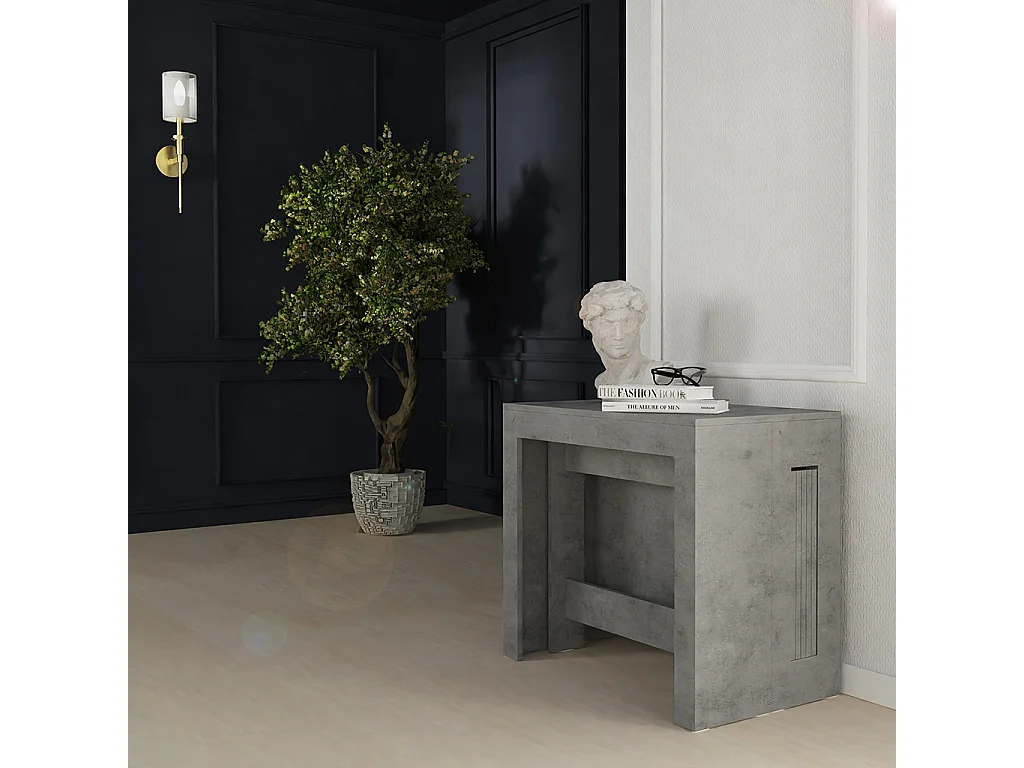 LAURA – Konsolentisch, 51,6 cm tief / 3 m lang – für 12 Personen