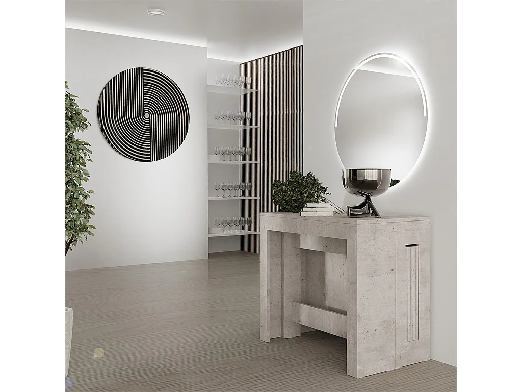 LAURA – Konsolentisch, 51,6 cm tief / 3 m lang – für 12 Personen