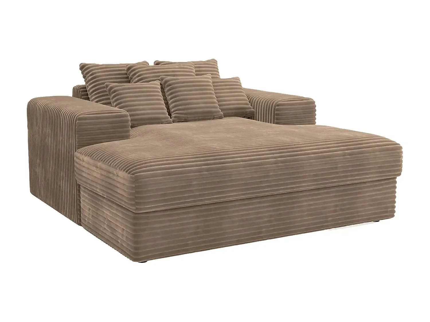 LISBONNE - Canapé droit 2 places - Café