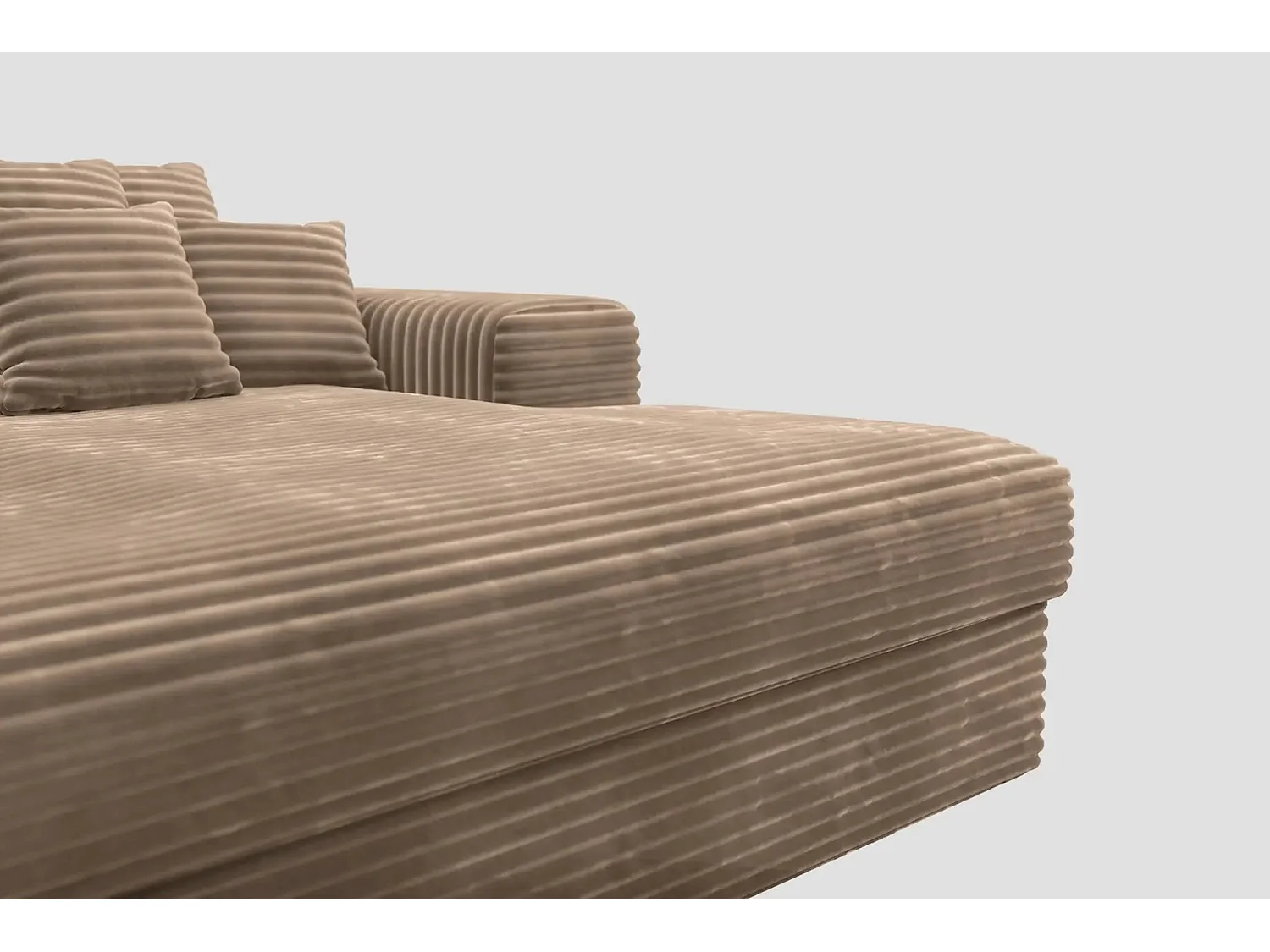 LISBONNE - Canapé droit 2 places - Café