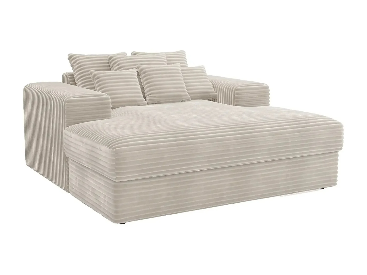 LISBONNE - Canapé droit 2 places - Beige