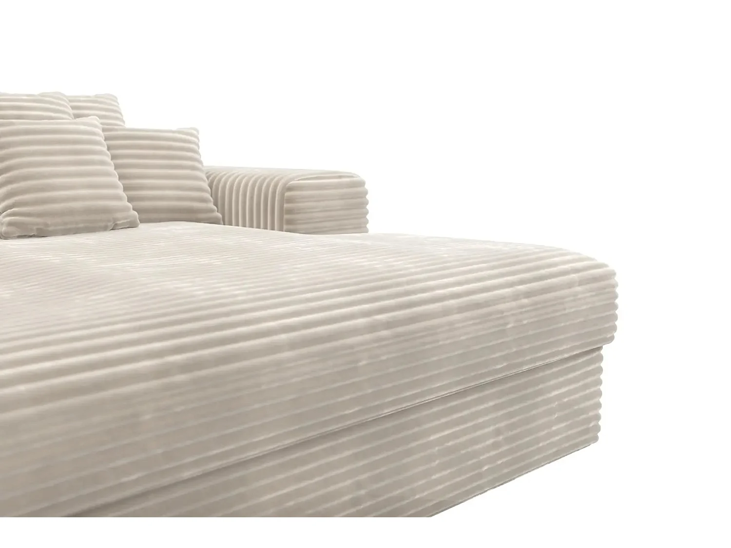 LISBONNE - Canapé droit 2 places - Beige