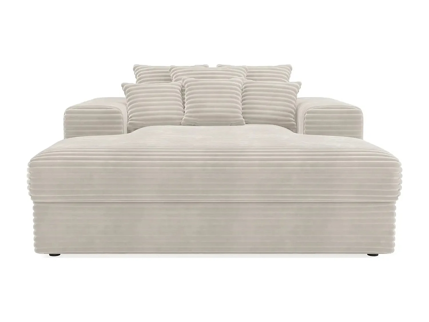 LISBONNE - Canapé droit 2 places - Beige