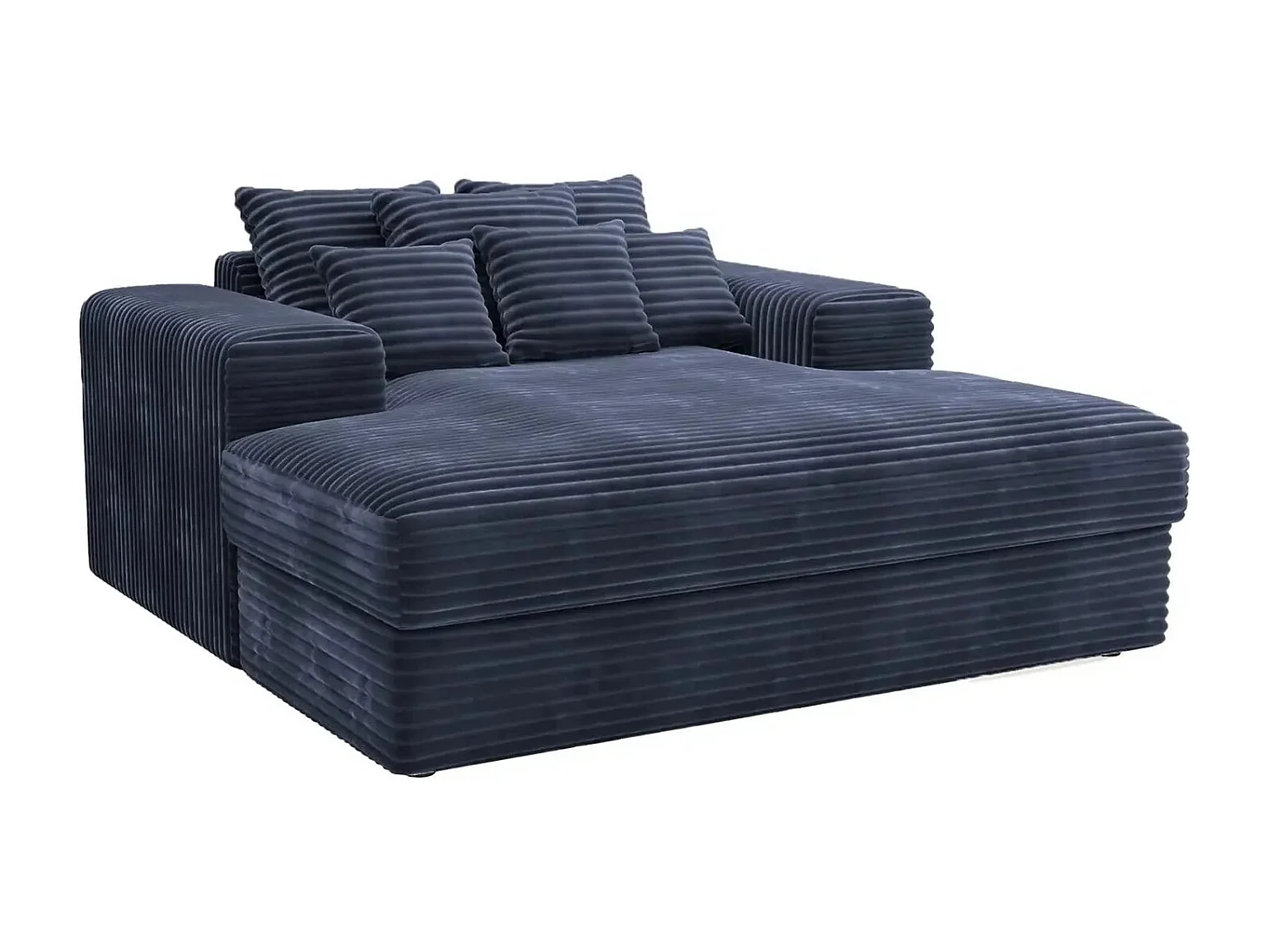 LISBONNE - Canapé droit 2 places - Bleu