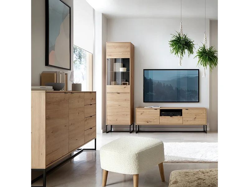 LEO - Vitrine - Brun clair