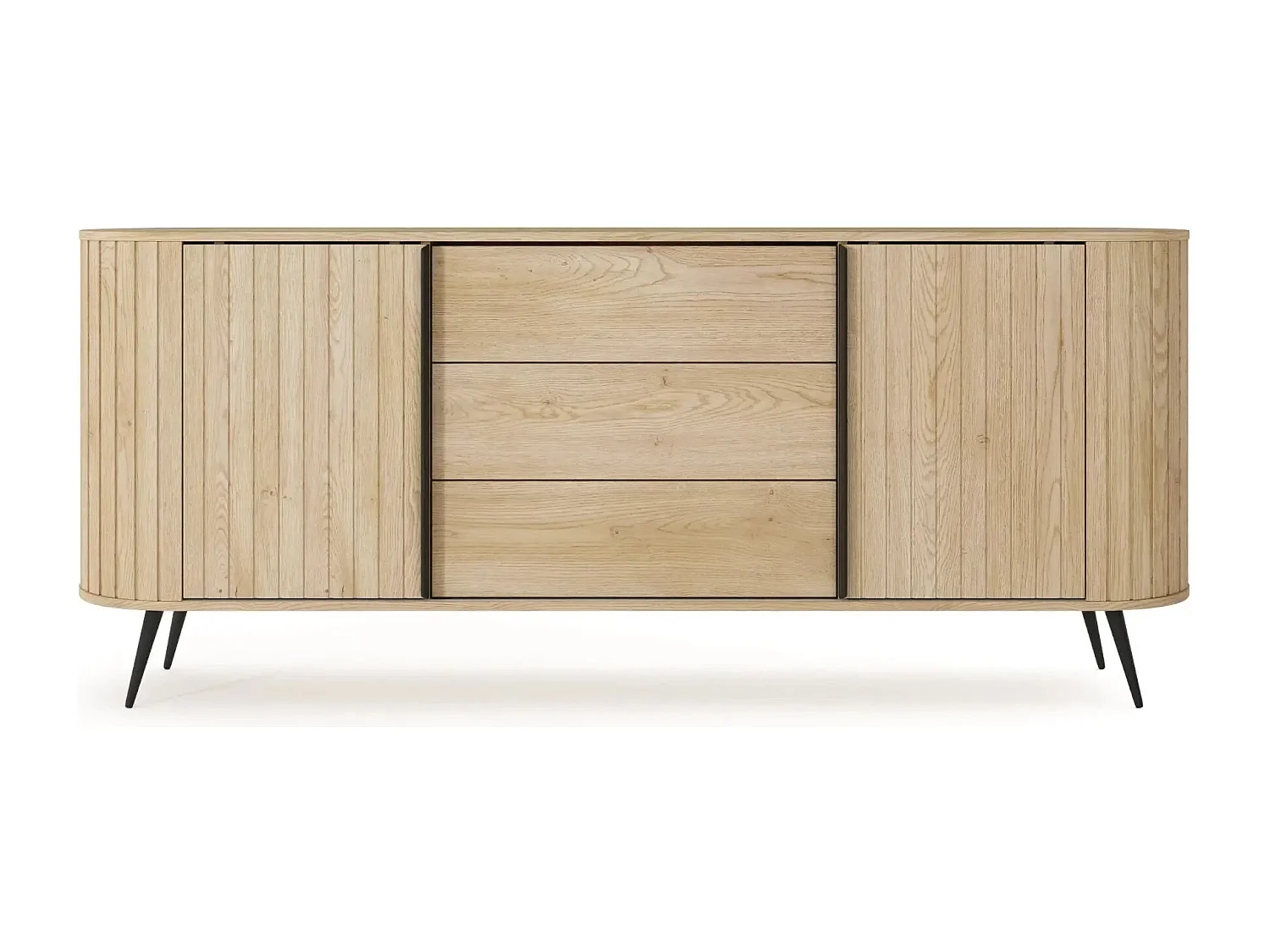 LEIA - Buffet en chêne cremona 196cm