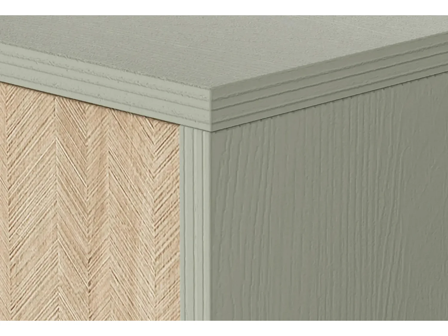 FANNIE - Buffet en bois 150cm - Vert