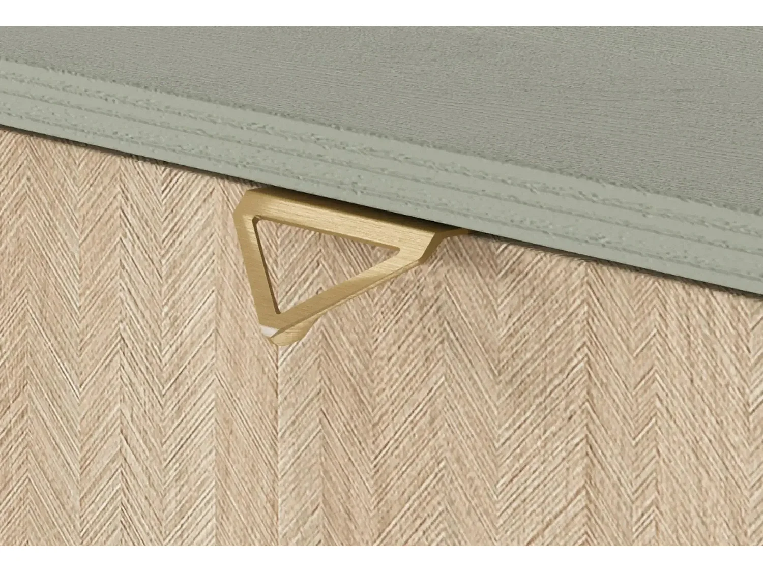 FANNIE - Buffet en bois 150cm - Vert