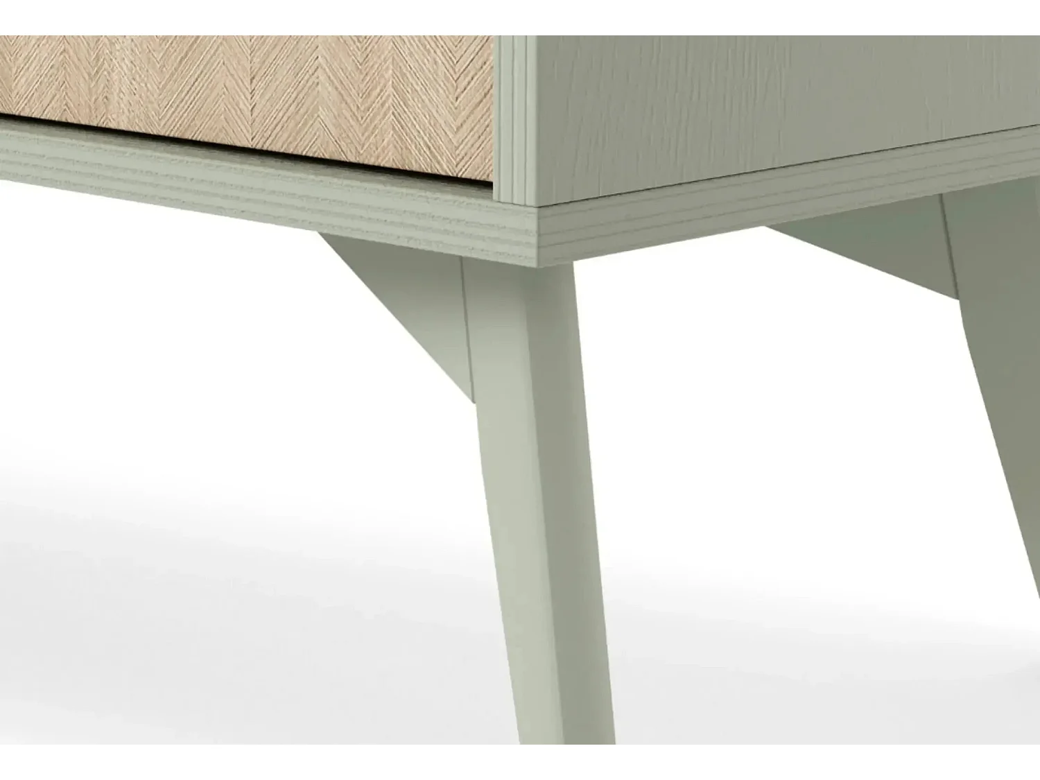 FANNIE - Buffet en bois 150cm - Vert