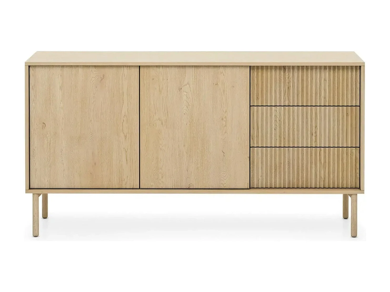 LORELLA MINI - Mini Buffet en chêne cremona 153cm