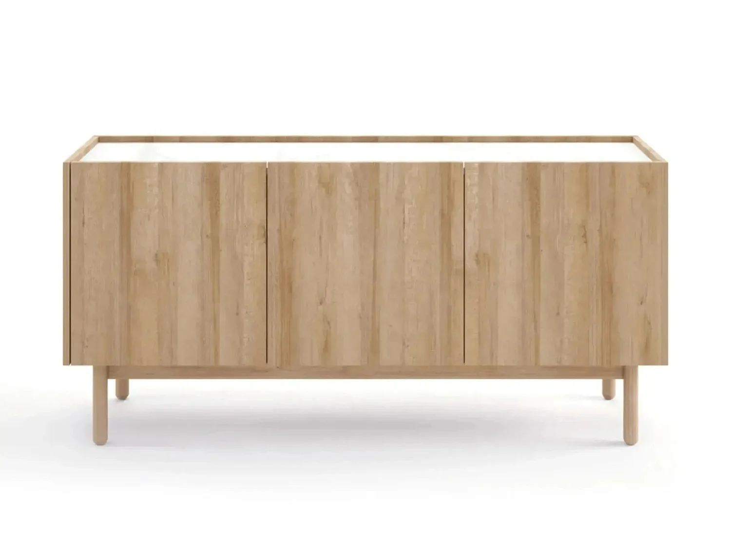 GABIN - Houten buffetkast 140cm - Beige