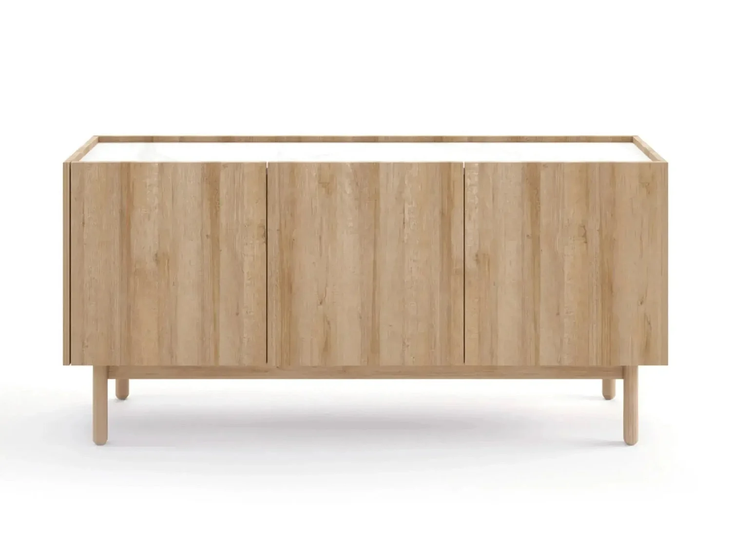 GABIN - Houten buffetkast 140cm - Beige