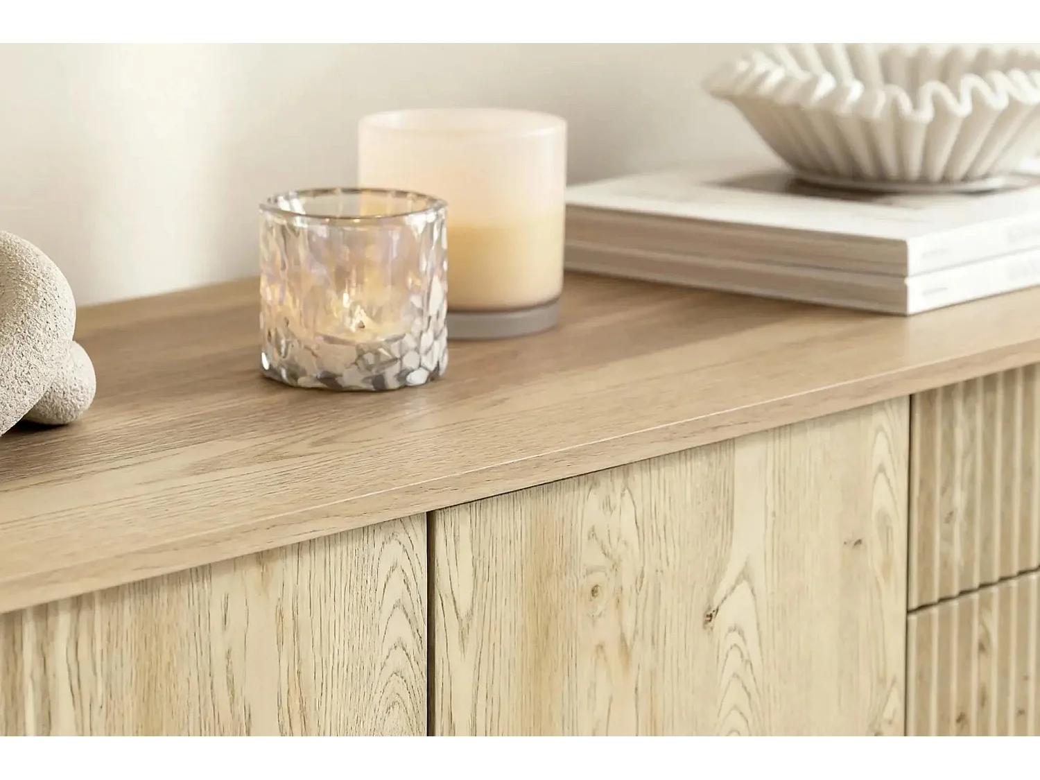 LORELLA - Buffet en chêne cremona 187cm