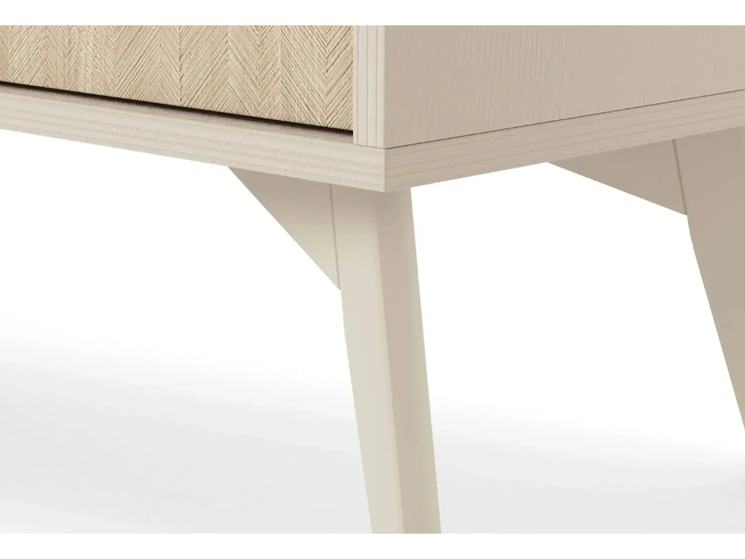 FANNIE - Buffet en bois 150cm - Beige