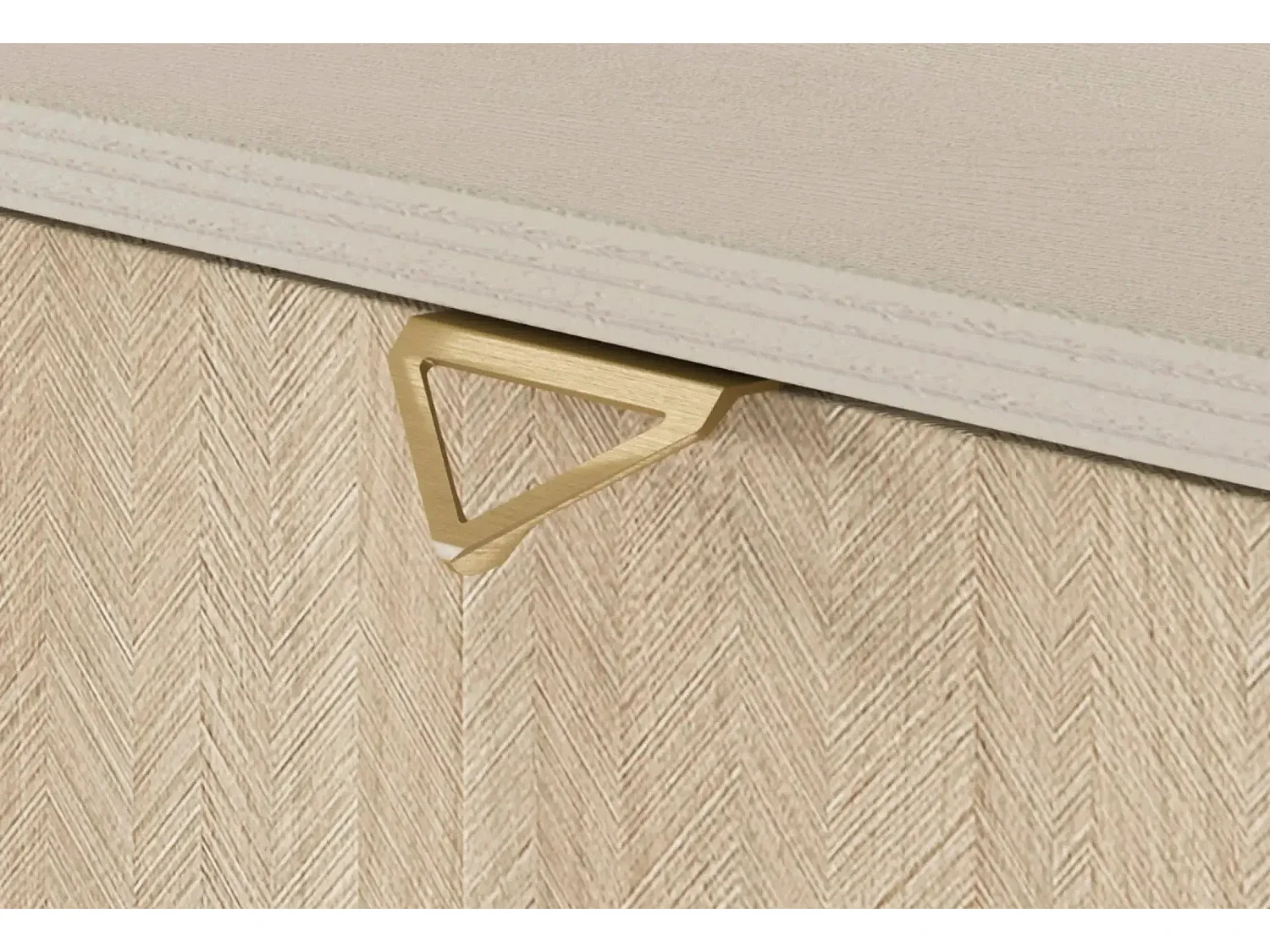 FANNIE - Buffet en bois 150cm - Beige