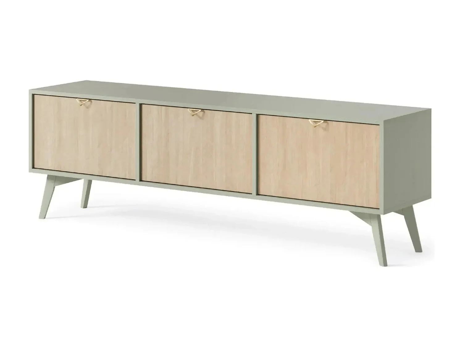 FANNIE - Meuble TV 3 portes - Vert