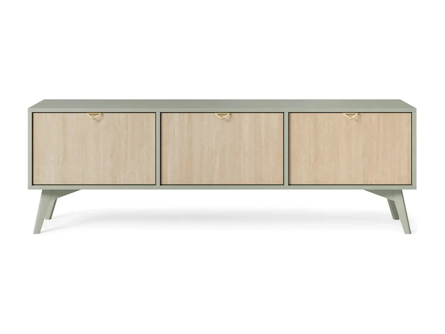 FANNIE - Meuble TV 3 portes - Vert