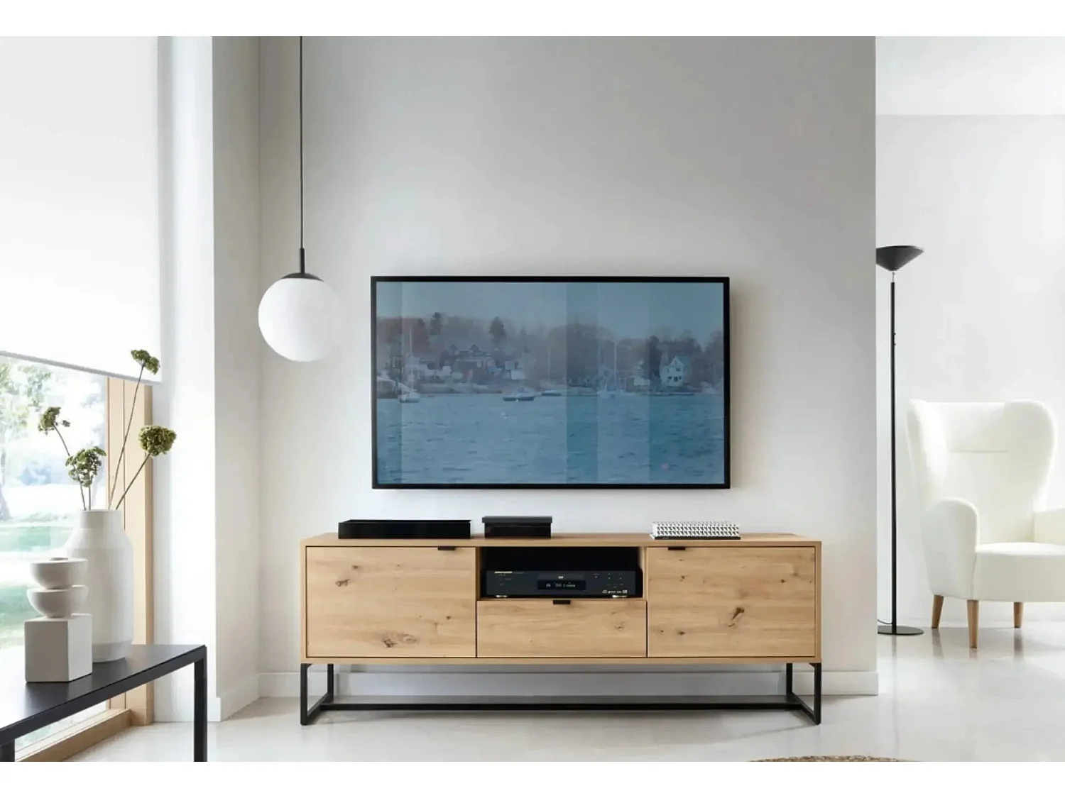 LEO - Meuble TV - Beige