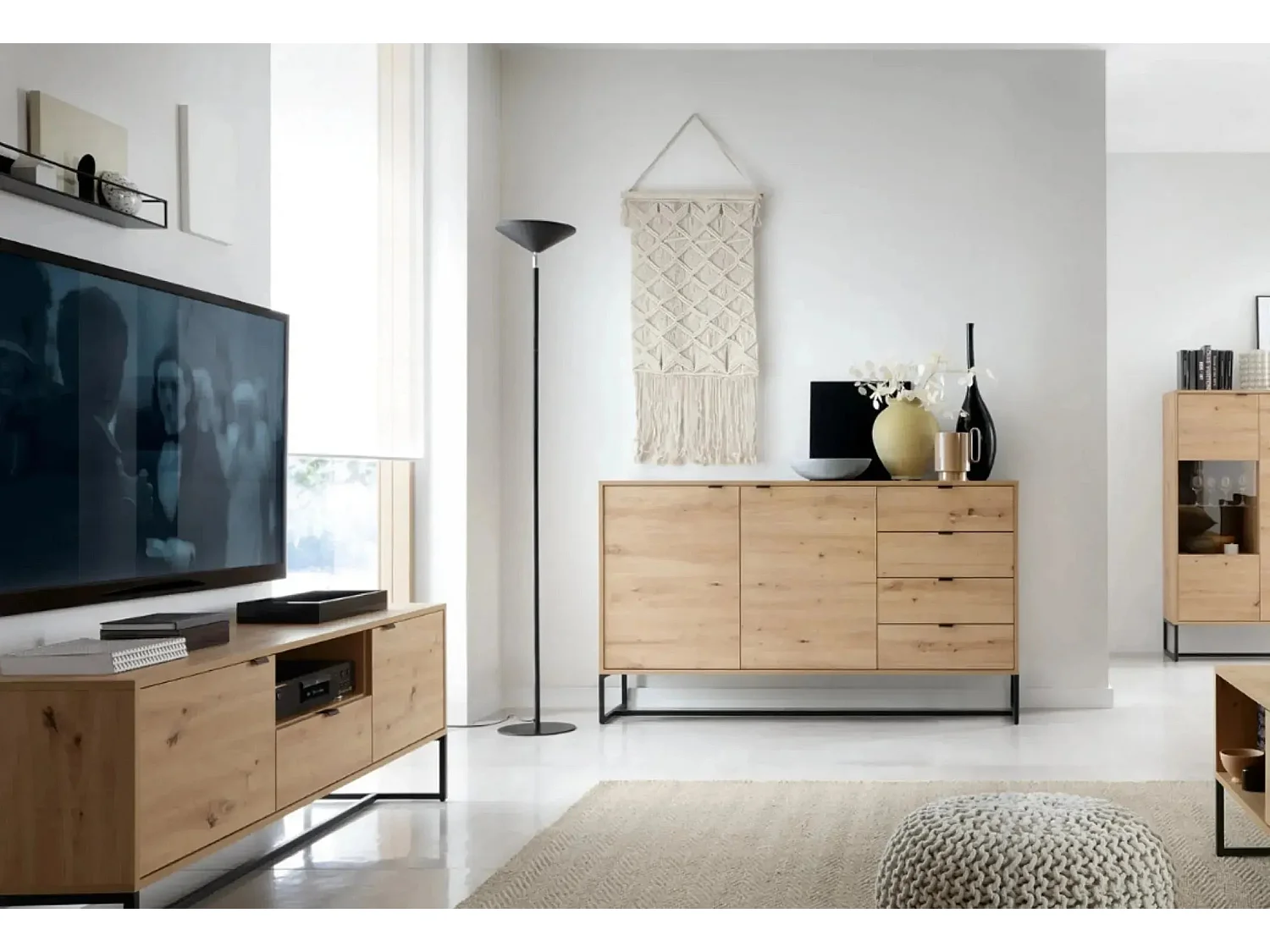 LEO - Meuble TV - Beige