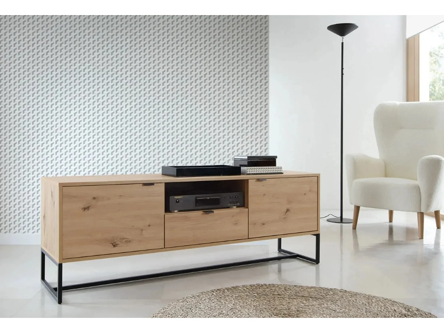 LEO - Meuble TV - Beige