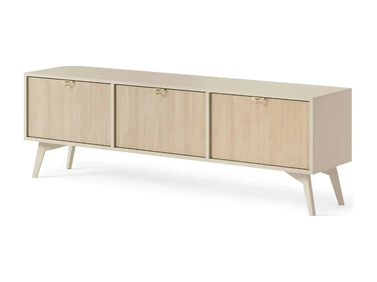 FANNIE - Meuble TV 3 portes - Beige