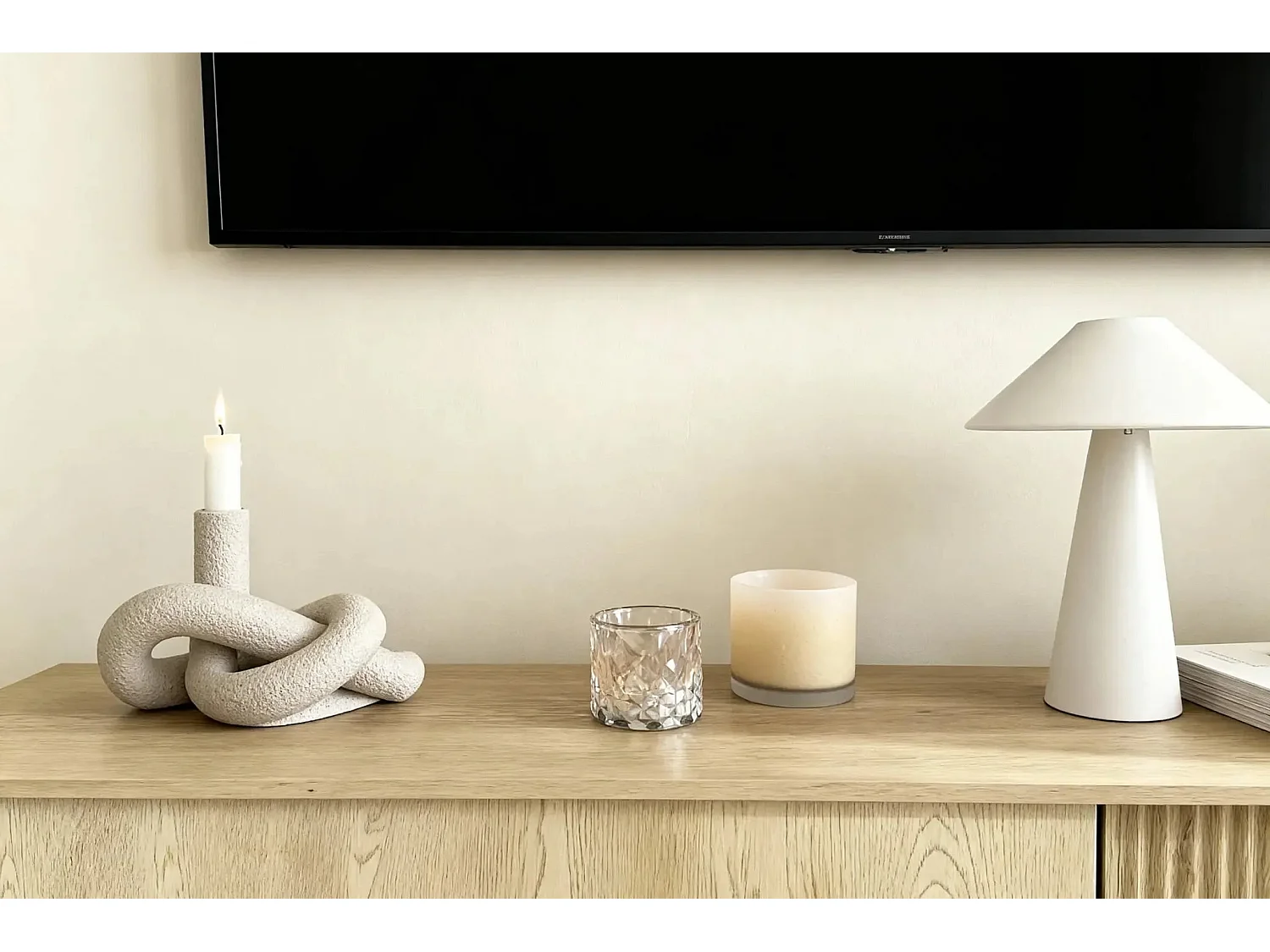 LORELLA - Meuble TV en chêne cremona 187cm