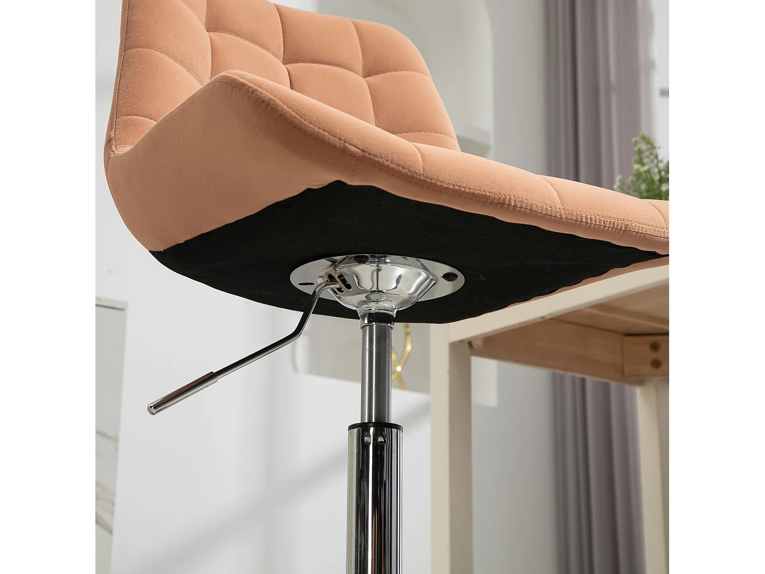 Chaise de bureau SVITA MICKY pour enfants, chaise de bureau réglable en hauteur, chaise pivotante, orange