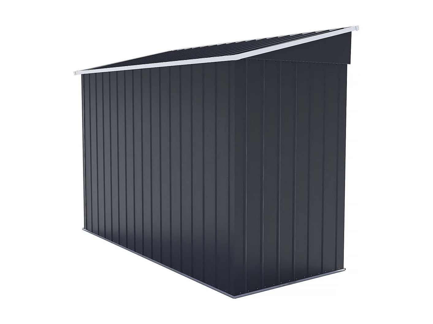 Abri de jardin métal monopente "Denver" - 3,28 m² - Gris