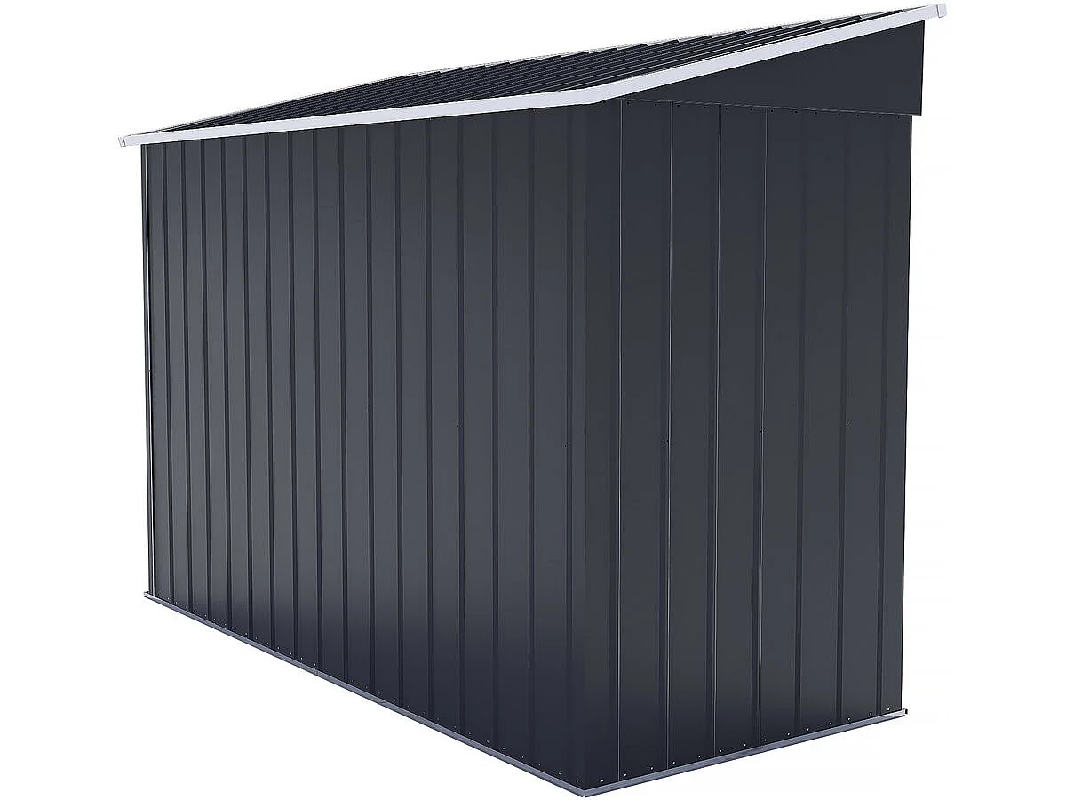 Abri de jardin métal monopente "Denver" - 3,28 m² - Gris