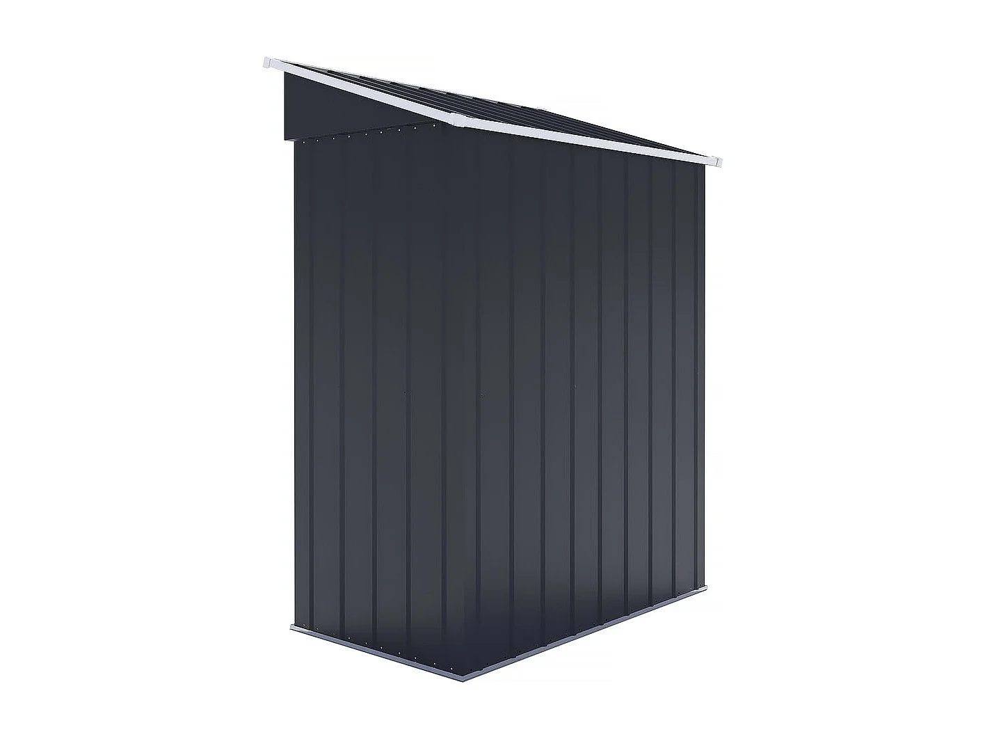 Abri de jardin métal porte coulissante "Memphis" - 1,48 m² - Gris