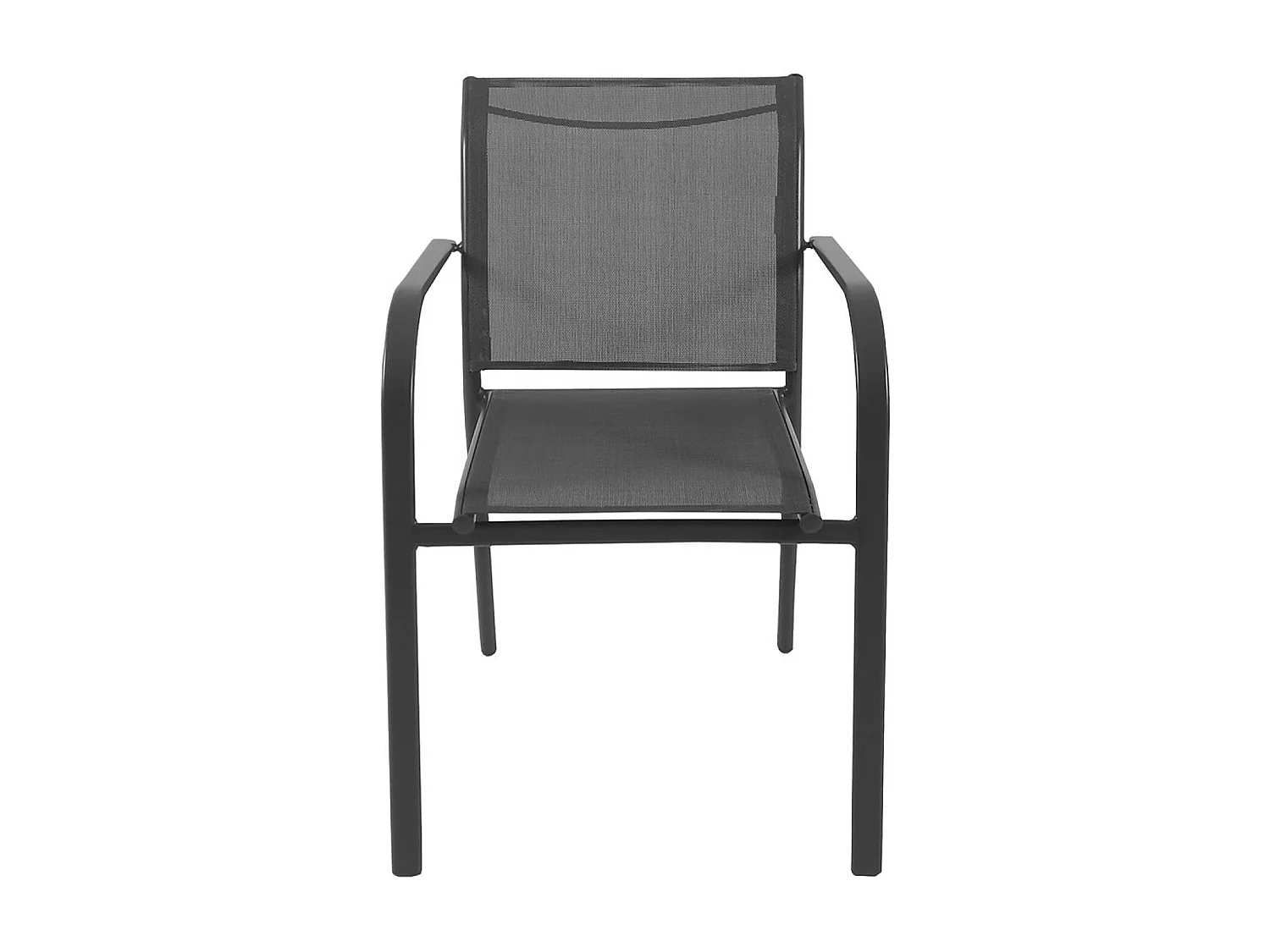 Conjunto mesa de jardín extensible de aluminio con 8 sillas antracita