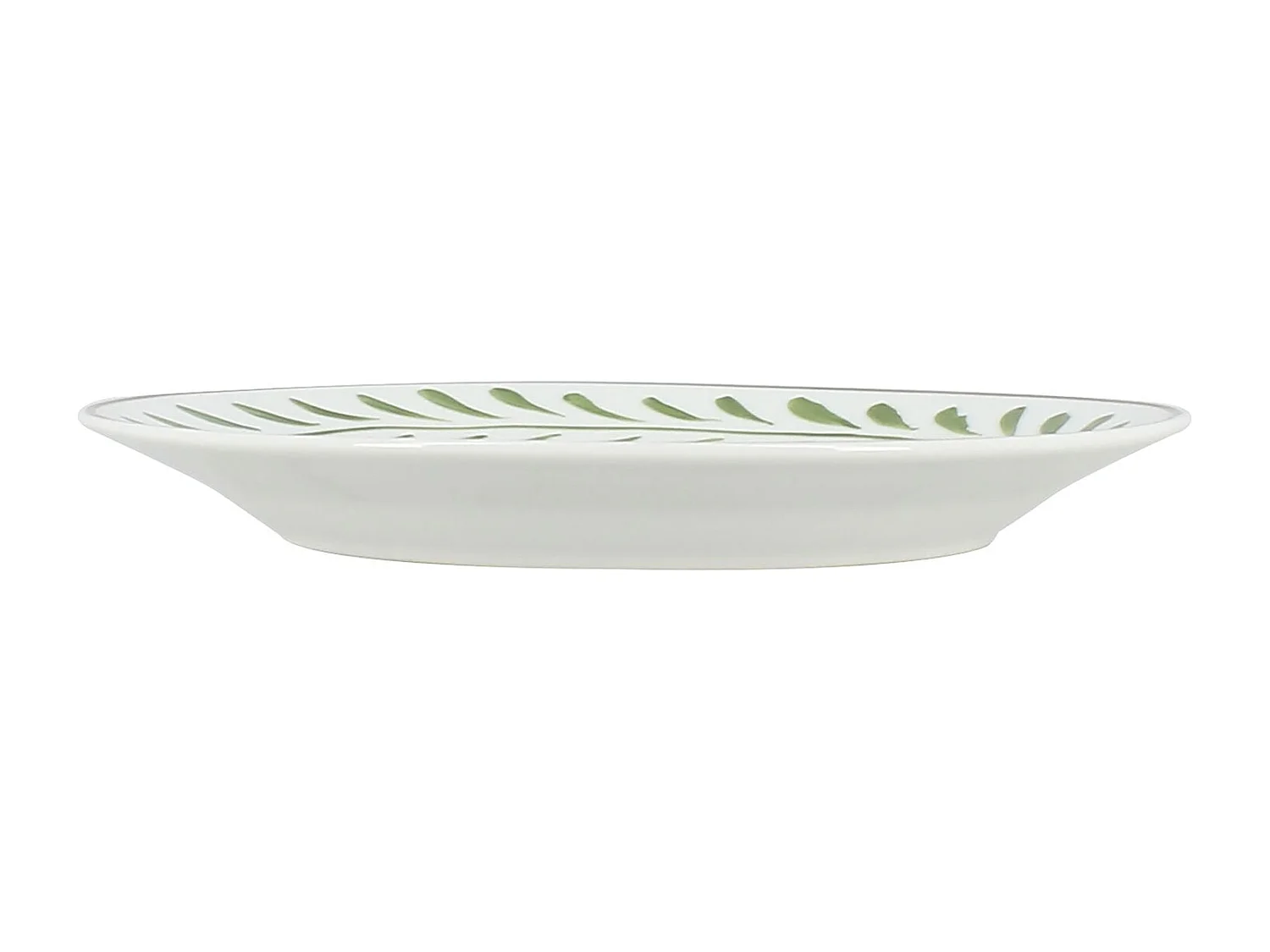 Novastyl - Lot6 Assiettes à Dessert Lemon 20cm En Porcelaine