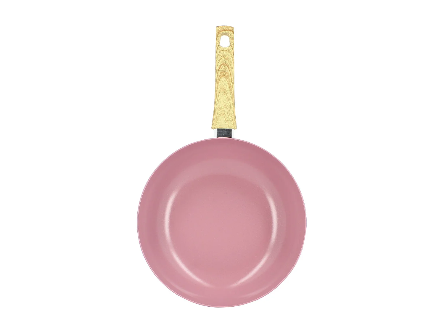 Menastyl - Wok Colorama 28cm En Aluminium Recyclé Lilas Induction