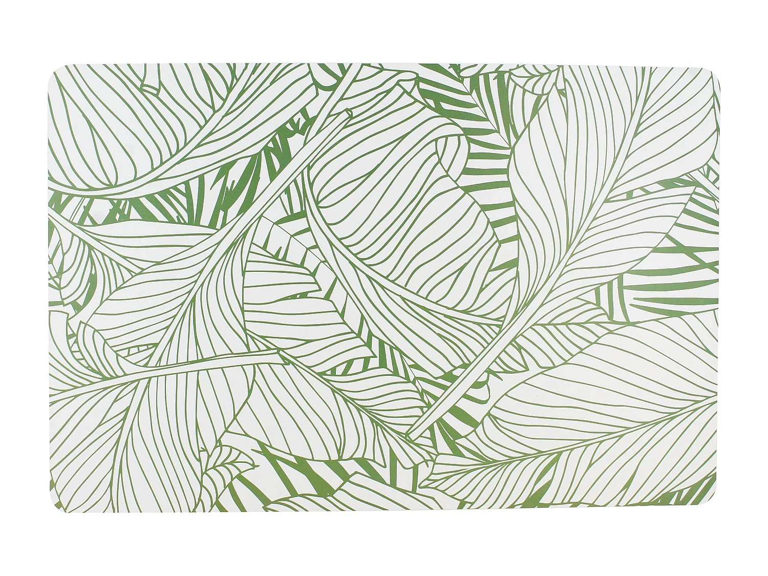 Novastyl - Lot 12 Sets De Table Leaves 43.5x28.5cm En Polypropylene