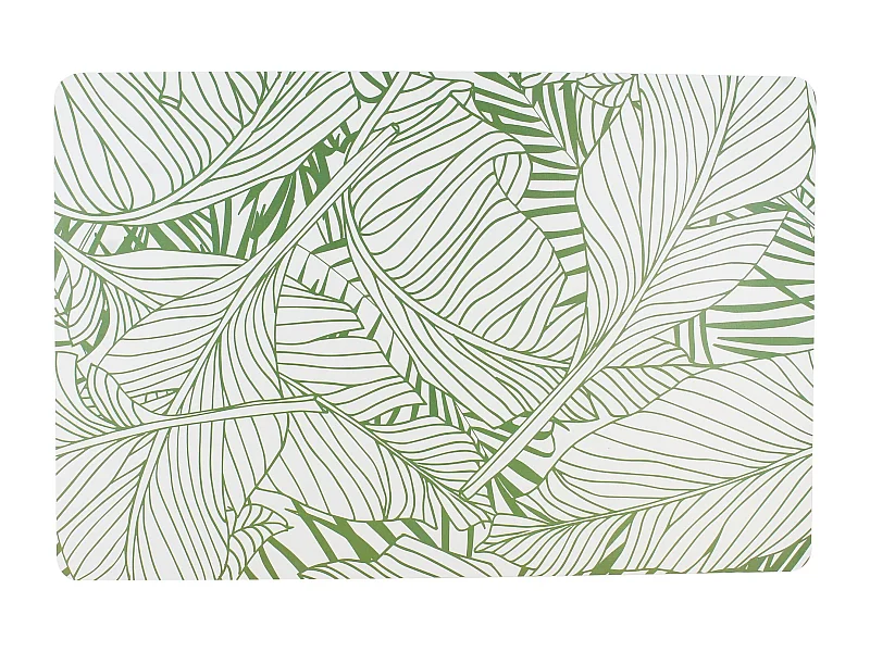 Novastyl - Lot 12 Sets De Table Leaves 43.5x28.5cm En Polypropylene