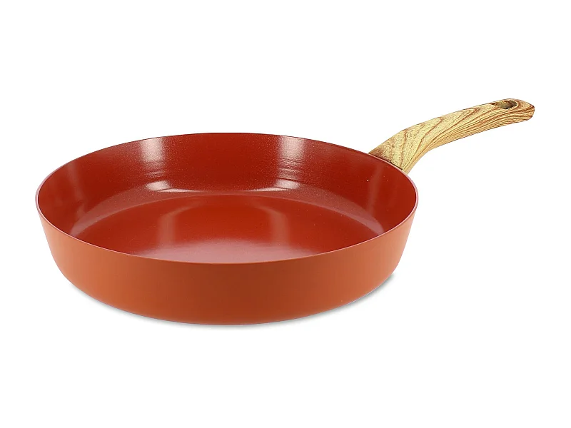 Menastyl - Poele Colorama 28cm En Aluminium Recycle Brique Induction