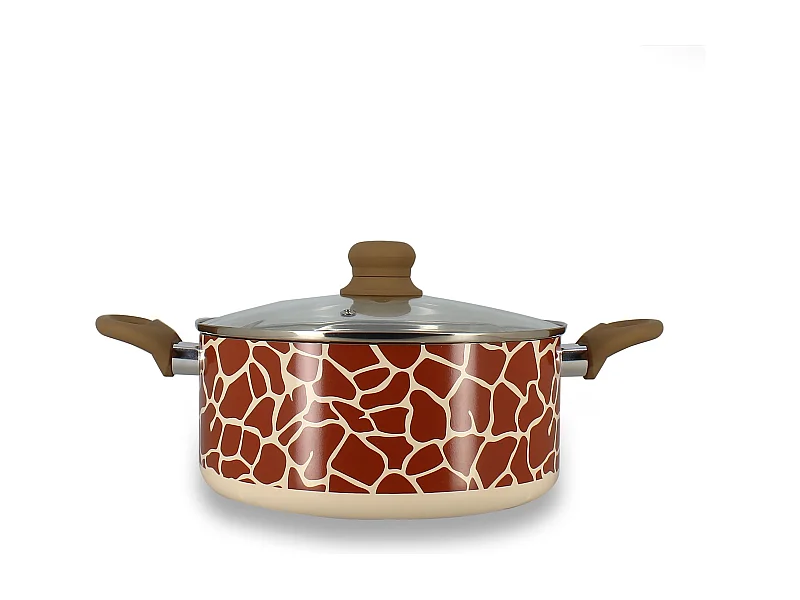 Menastyl - Faitout Girafe 24cm En Aluminium Revetement Ceramique Induction