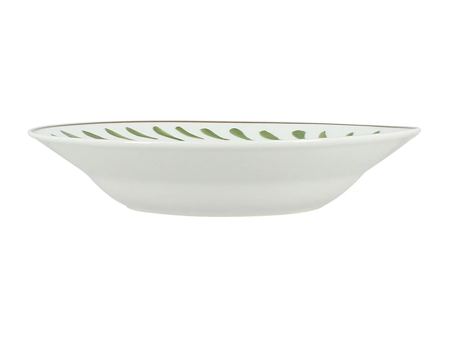 Novastyl - Lot 6 Assiettes Creuses Lemon 20cm En Porcelaine