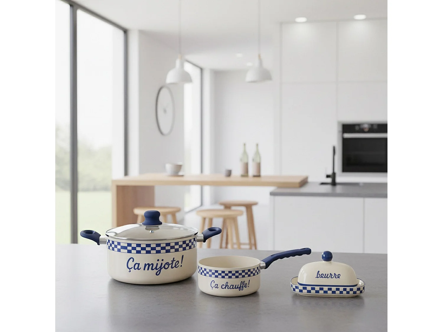 Menastyl - Faitout Ginette 24cm En Aluminium Recyclé Revêtement Céramique