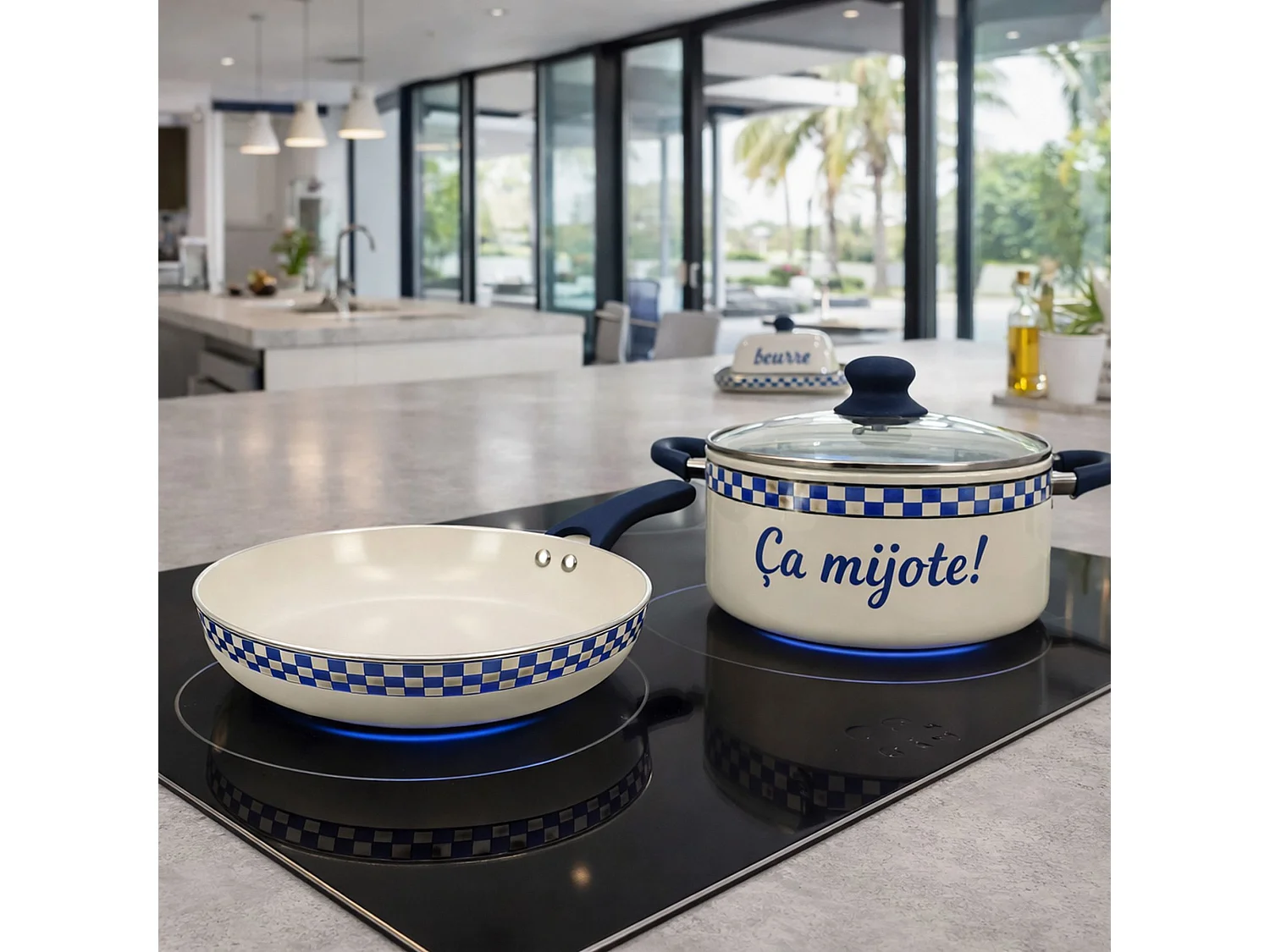 Menastyl - Faitout Ginette 24cm En Aluminium Recyclé Revêtement Céramique