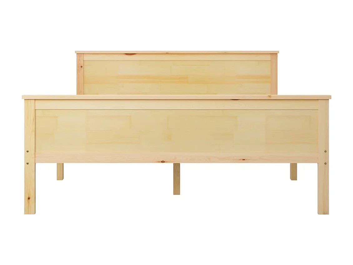 Massivholzbett ohne Matratze 120x200 cm Kiefernholz