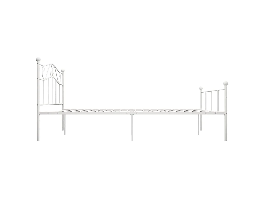 Giroletto Bianco in Metallo 160x200 cm
